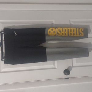 Women's Large Steelers leggings Black and Gray